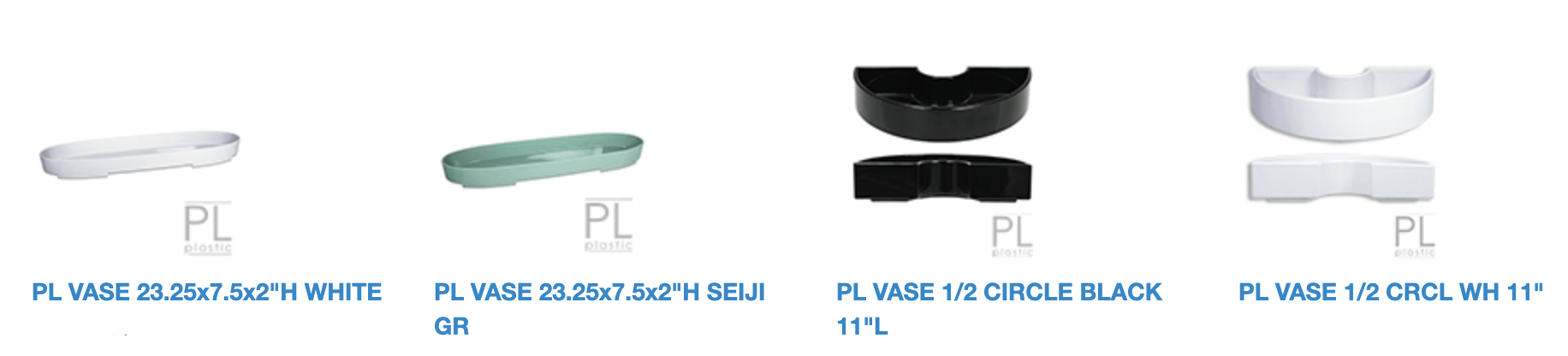 Ohara School of Ikebana Plastic Containers