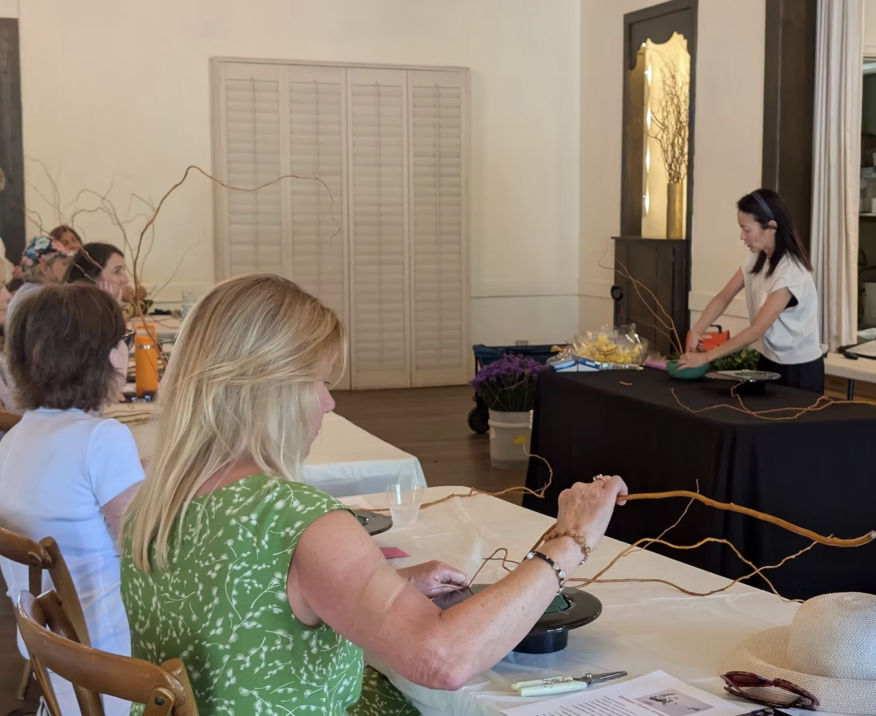Ikebana Workshop in San Diego by Nakaba Emtesali