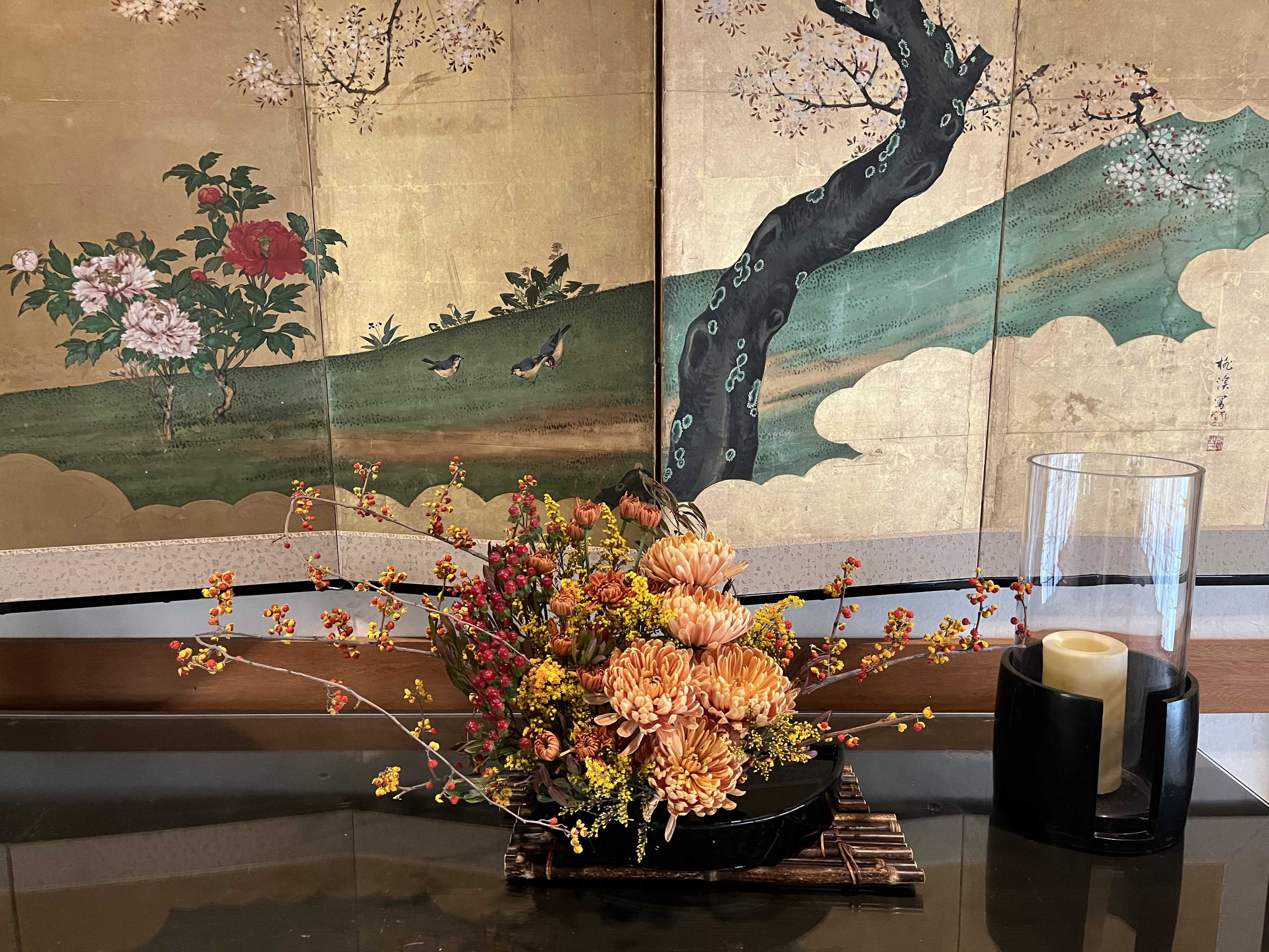 Ikebana Flower Arrangement by Nakaba Emtesali