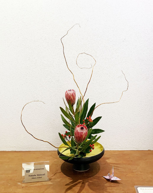 Ikebana Flower Arrangement by Nakaba Emtesali