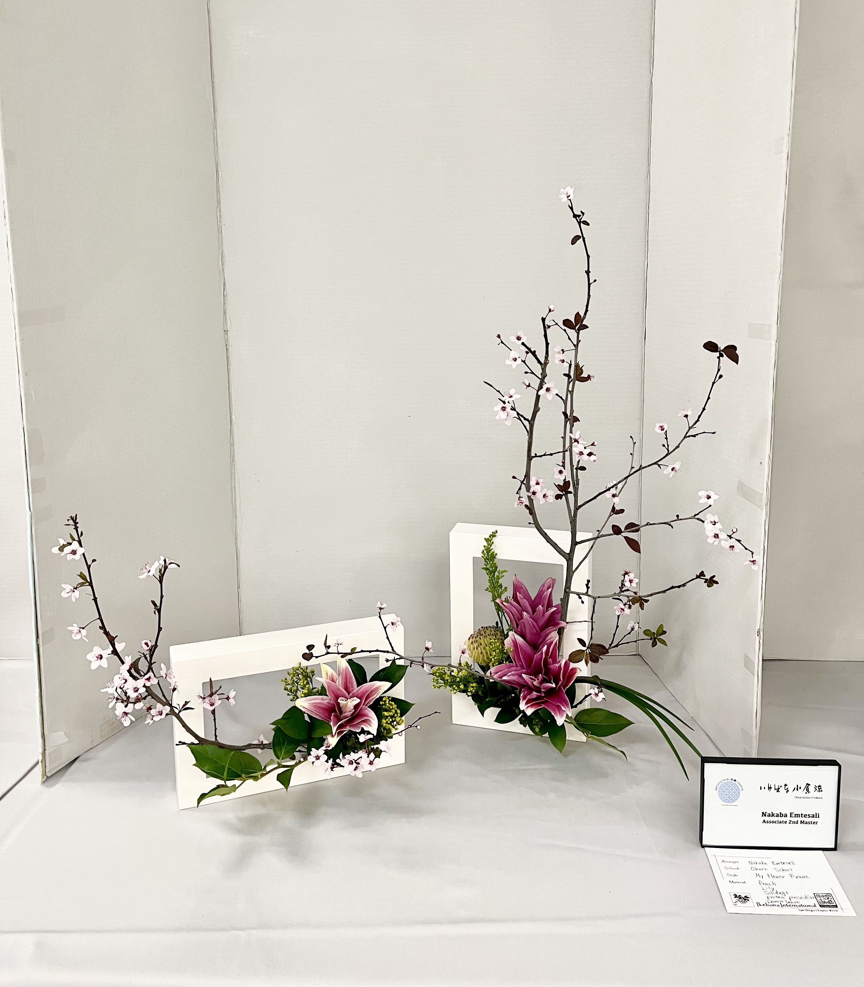 Ikebana Flower Arrangement by Nakaba Emtesali
